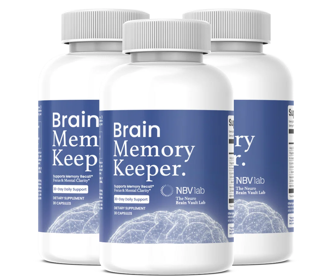 Brain Memory Keeper 3 Bottles